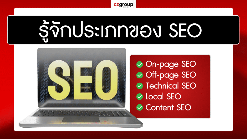 รู้จักประเภทของ SEO ช่วยให้เว็บไซต์ติดอันดับได้เร็วขึ้น