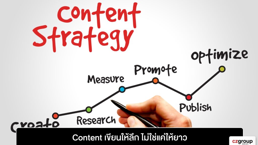 Content เขียนให้ลึก ไม่ใช่แค่ให้ยาว