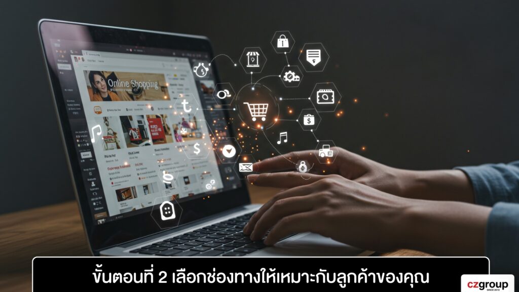 ขั้นตอนที่ 2 เลือกช่องทางให้เหมาะกับลูกค้าของคุณ