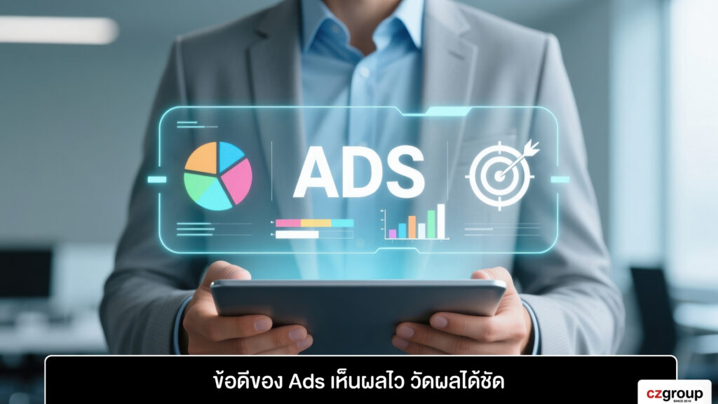 ข้อดีของ Ads เห็นผลไว วัดผลได้ชัด